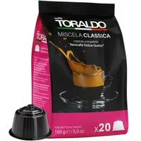 CAFFÈ TORALDO - CLASSICA - 20 DOLCE GUSTO KOMPATIBLE KAPSELN 7.5g