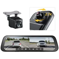 70mai 2.7K Spiegel Dashcam S500 mit 1080P Rückfahrkamera, Dashcam Auto Vorne Hinten 9.35'' IPS TouchScreen, Autokamera 138° Weitwinkel