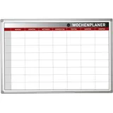 Bi-Office Wochenplaner Earth - Umweltfreundliches Planungstafel, 90 x 60 cm, Magnetischer mit Aluminiumrahmen, Trocken Abwischbar Wochenkalender