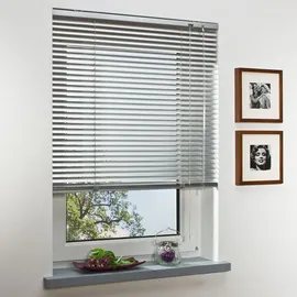 Bella Casa Aluminium-Jalousie 90 x 130 cm silber