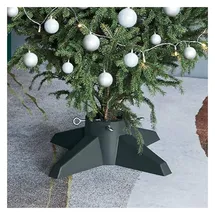 vidaXL Christbaumständer Grün 55,5x55,5x15 cm