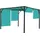 MCW Pergola Beja 3 x 3 m Türkis