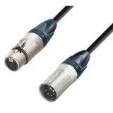 Adam Hall Cables DMX-Kabel Neutrik XLR-male auf XLR-female 20,0 m