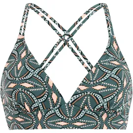 Protest Bikini-Top Damen Grau/Grün 40