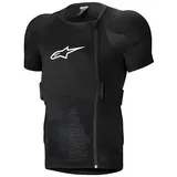 Alpinestars A-impact Plasma Kurzärmlige Schutzjacke - Black / White - M