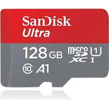 SanDisk Ultra microSD + SD-Adapter UHS-I U1 A1 100 MB/s 128 GB