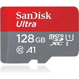 SanDisk Ultra microSD + SD-Adapter UHS-I U1 A1 100 MB/s 128 GB