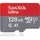 SanDisk Ultra microSD + SD-Adapter UHS-I U1 A1 100 MB/s 128 GB