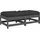 vidaXL Gartenhocker 2-tlg. grau
