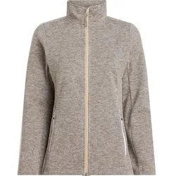 McKINLEY Damen Unterjacke Da.-Fleece-Jacke Sammy, MELANGE/WHITE, 38