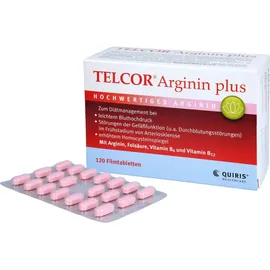 Quiris Healthcare GmbH & Co KG Telcor Arginin plus Filmtabletten 120 St.