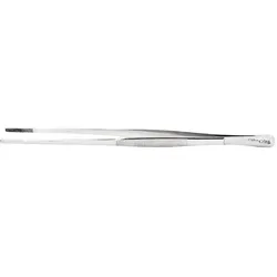 Edelstahlpinzette Micro mit schmaler Spitze 30cm