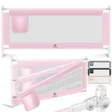 Kesser Bettschutzgitter Reise 72-96 cm Rosa