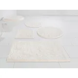 My Home Badematte »Jos«, Höhe 22 mm, rutschhemmend beschichtet, fußbodenheizungsgeeignet-schnell trocknend, Badematten in Pastell-Farben, Badteppich als 3 teiliges Set erhältlich,
