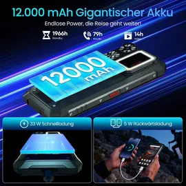 lagenio Rhino 1 Pro 8 GB RAM 256 GB Schwarz
