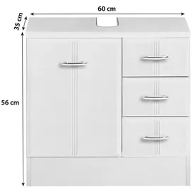 Held Rallye 60 x 56 x 35 cm weiß