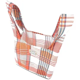 Oilily Shopper Toto Folding Tote Penelope Check Blue Haze