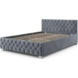 Juskys Nizza 140 x 200 cm dunkelgrau
