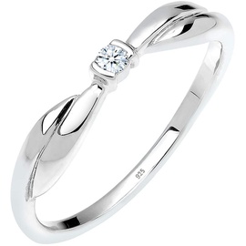 Elli DIAMORE Ring Damen Verlobung Diamant 0.03 ct. 925 Silber