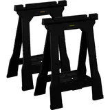 Stanley Unterstellbock Gummi schwarz bis 362 kg pro Paar belastbar