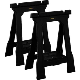 Stanley Unterstellbock Gummi schwarz bis 362 kg pro Paar belastbar