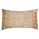 vidaXL Tarnnetz mit Aufbewahrungstasche 506x279 cm Sandfarbe