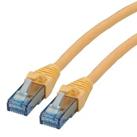 Roline Patchkabel Cat6a, U/UTP, RJ-45/RJ-45, 0.3m, gelb (21.15.2983)