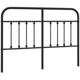 vidaXL Metall Schwarz 140 cm