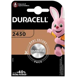 Duracell Lithium-Knopfzelle CR2450 Lithium 3V / 486mAh