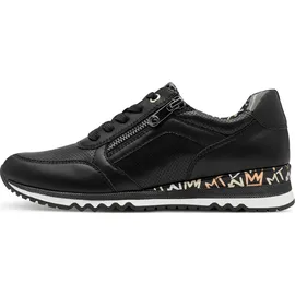 Marco Tozzi Damen Sneaker Low Schwarz 40