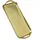 MARELIDA Dekotablett Dekoteller Serviertablett mit Griffen Aluminium 36cm gold