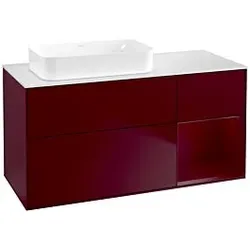 Villeroy und Boch Finion Waschtischunterschrank F691HBHB 120x60,3x50,1cm, Regal rechts Peony, Peony Matt