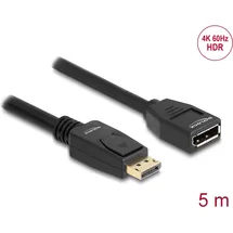 DeLock DisplayPort-Kabel 1.2 5 m Schwarz