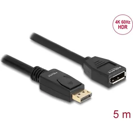 DeLock DisplayPort-Kabel 1.2 5 m Schwarz