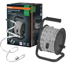 Osram Lichtschlauch LED 10M IP65, spritzwassergeschützt, inkl. Kabeltrommel, weiß