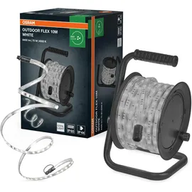 Osram Lichtschlauch LED 10M IP65, spritzwassergeschützt, inkl. Kabeltrommel, weiß