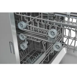 Exquisit EGSP9313-EF-030E Einbau-Geschirrspüler (unterbaufähig, 598 mm breit, Inox)