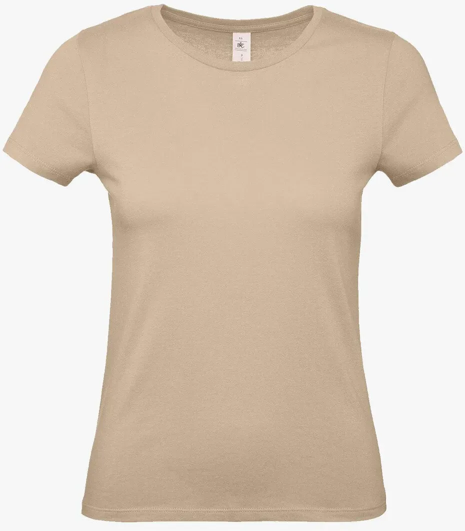 B&C - #E150 Damen T-Shirt - Sand / XS