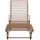 deluke SENTA Sonnenliege 140 x 58 x 101 cm Antik-Braun