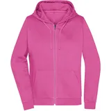James & Nicholson Damen Promo Sweat Kapuzenjacke JN755" - James - Nicholson pink 3XL"