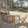Tikamoon Gartentisch 130 x 74 x 65 cm Braun