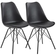 KADIMA DESIGN Skandinavische Esszimmerstühle, 2er Set, Samt oder Kunststoff, verschiedene Farben