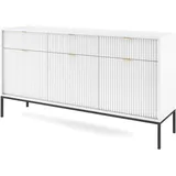 Feldmann-Wohnen Sideboard 154 x 83 x 39 cm Weiß
