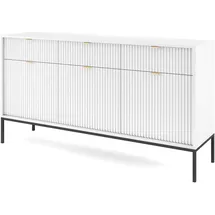 Feldmann-Wohnen Sideboard 154 x 83 x 39 cm Weiß