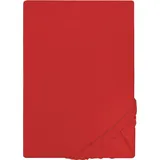 Castell Spannbettlaken Jersey 140 x 200 - 160 x 200 cm rot