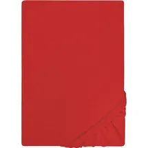 Castell Spannbettlaken Jersey 140 x 200 - 160 x 200 cm rot