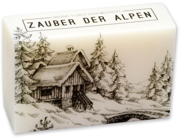 Florex - Schafmilchseife eckig 'Zauber der Alpen', Edelweiß 150 g