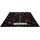 KARELLA Dartmatte Karella Premium Velour 290 x 60 cm Rot/Schwarz