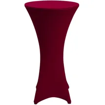 Beautissu Stehtischhusse Bordeaux Ø 60-65 cm
