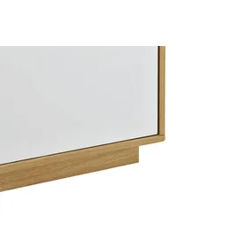 Möbel Kraft Mehrzweckschrank 86 x 193 x 37 cm Weiß